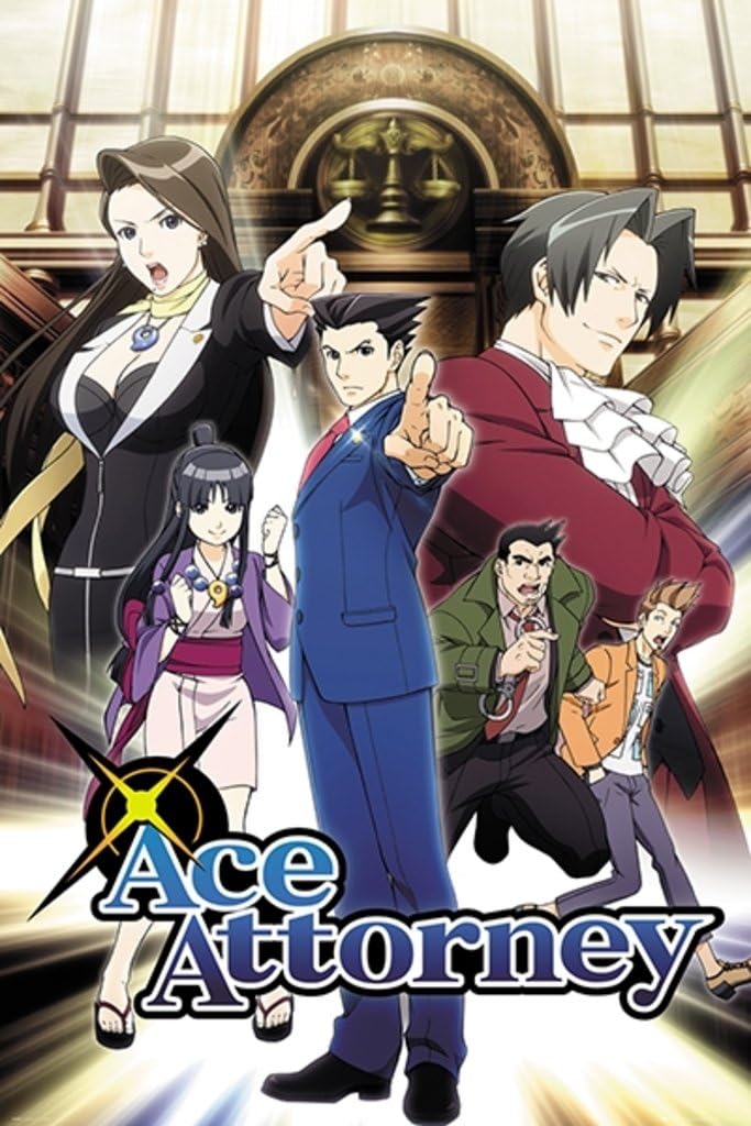 Ace Attorney Key Art Anime Poster (paper and canvas) art poster printing print