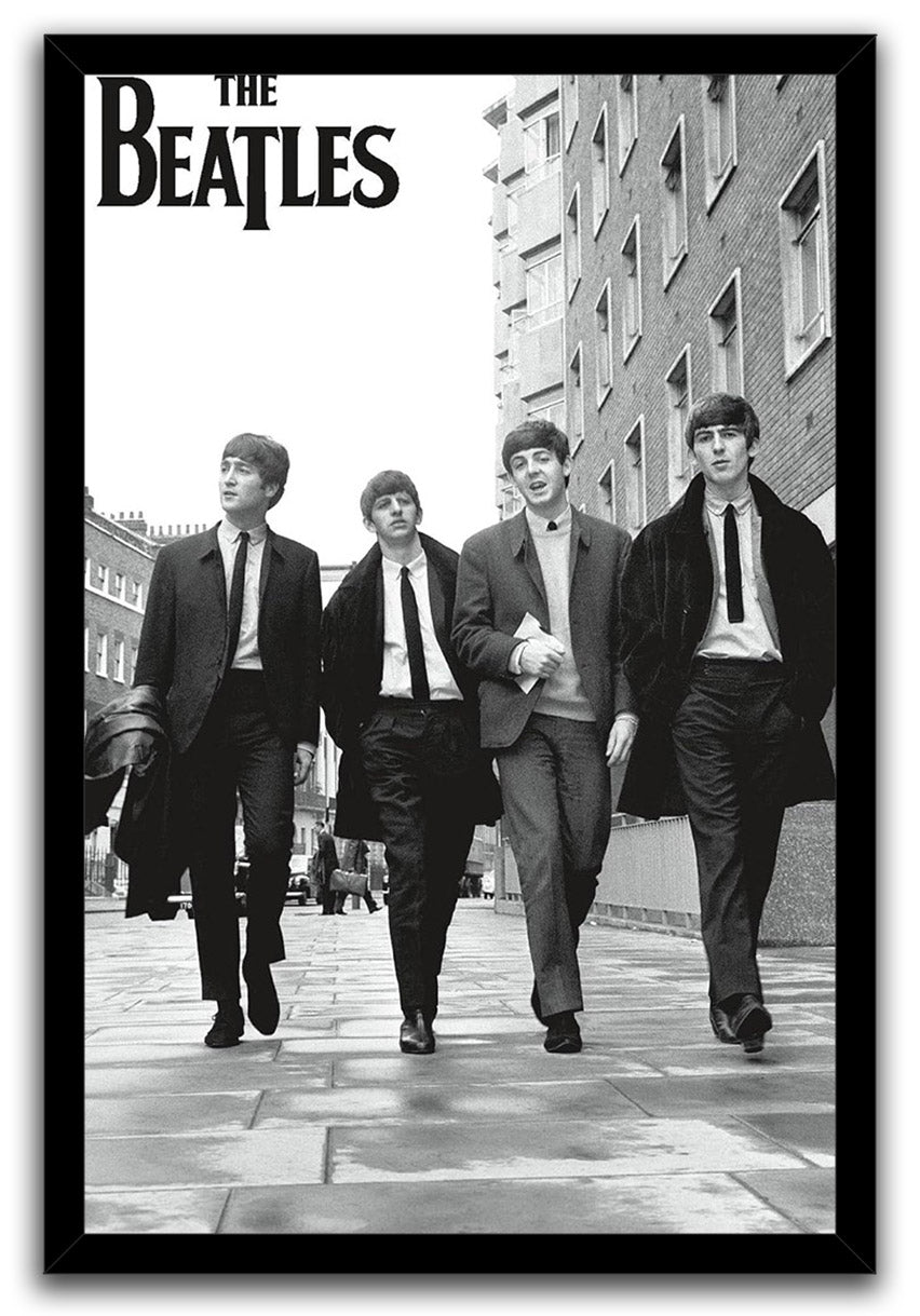 The Beatles - In London Wall Music (Paper and Canvas) Art Poster Printing Print