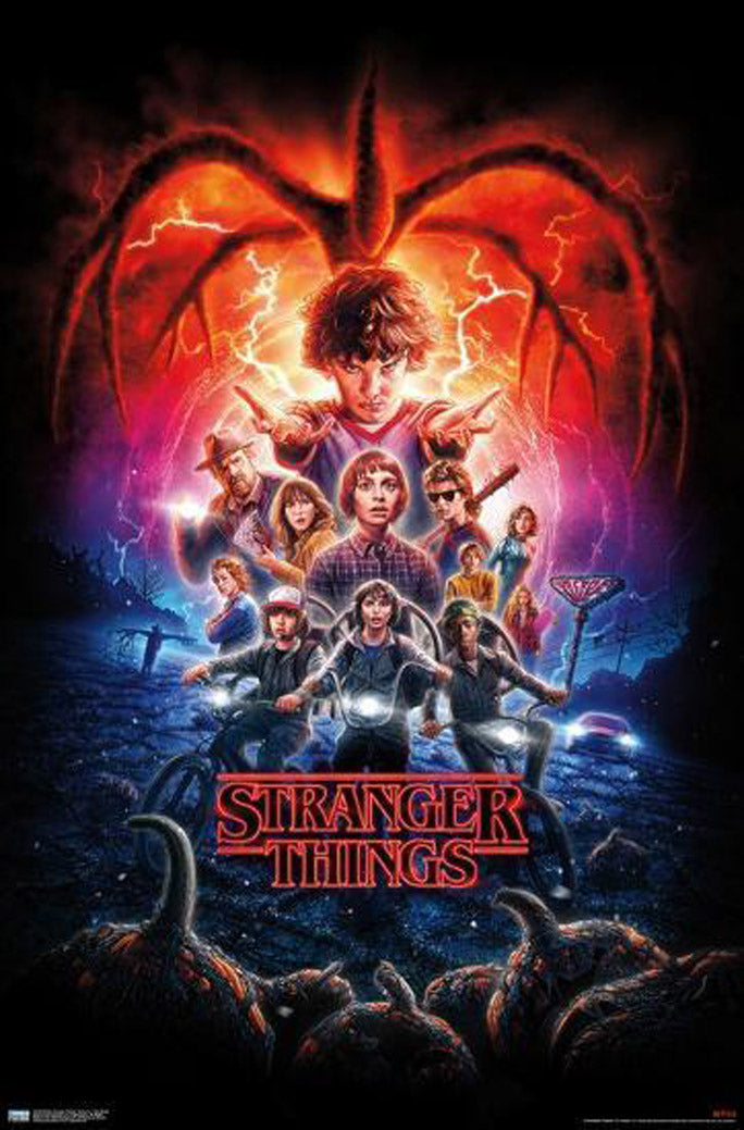 Stranger Things Season 2 TV Series (Paper and Canvas) Art Poster Printing Print