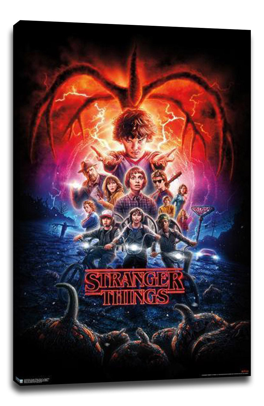 Stranger Things Season 2 TV Series (Paper and Canvas) Art Poster Printing Print