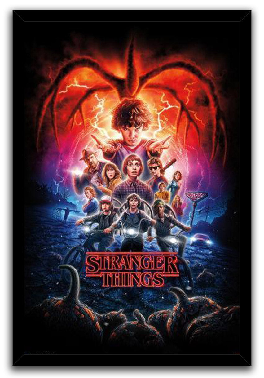 Stranger Things Season 2 TV Series (Paper and Canvas) Art Poster Printing Print