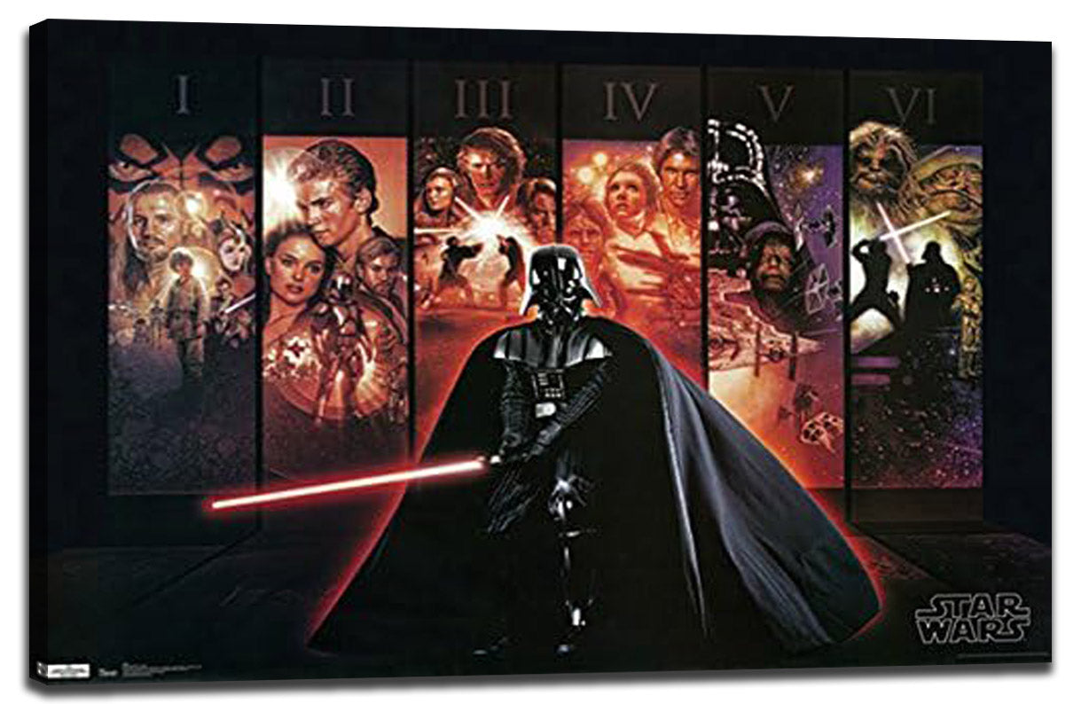 Star Wars Darth Vader Episodes Movie (Paper and Canvas) Art Poster Printing Print
