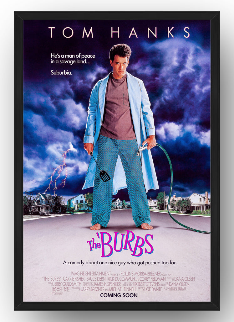 The ' Burbs Movie Poster (Paper and Canvas) Art Poster Printing Print