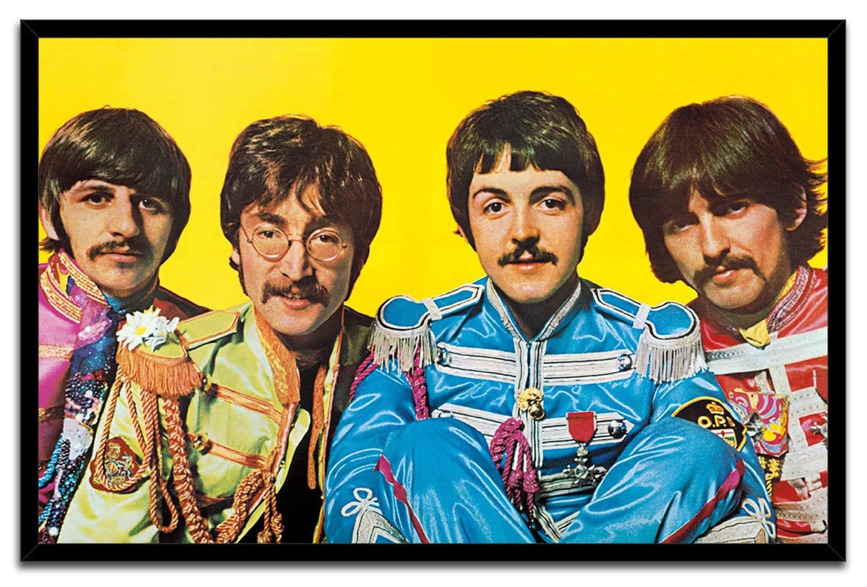The Beatles - Lonely Hearts Wall Music (Paper and Canvas) Art Poster Printing Print