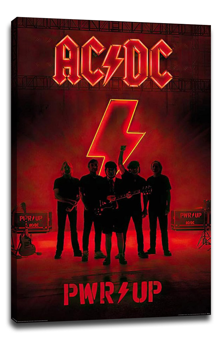 AC/DC - Music Poster (Power Up - PWR UP) (Paper and Canvas) Art Poster Printing Print