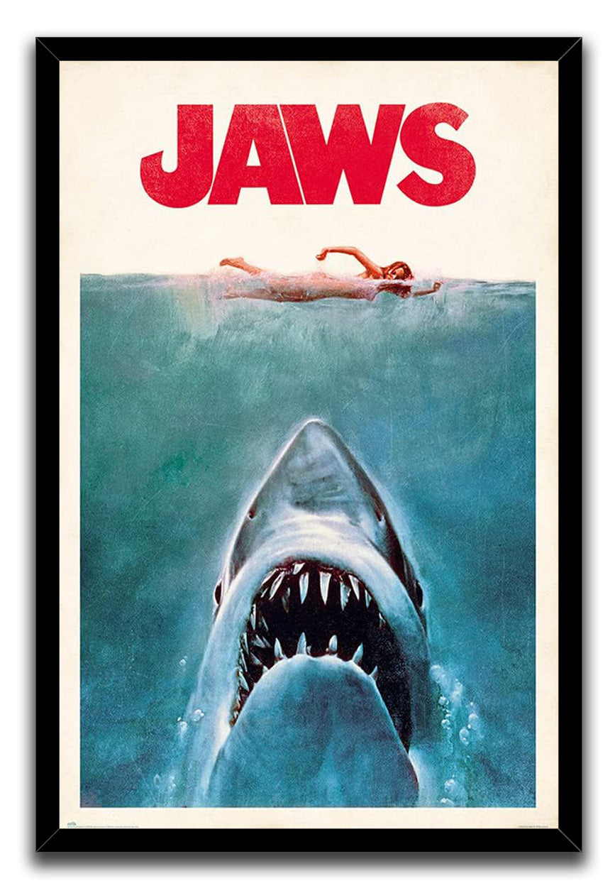 Jaws Movie Poster (paper and canvas) art poster printing print