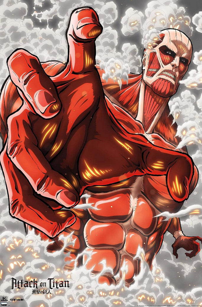 Attack on Titan: Season 2 - Armored Titan Anime (Paper and Canvas) Art Poster Printing Print
