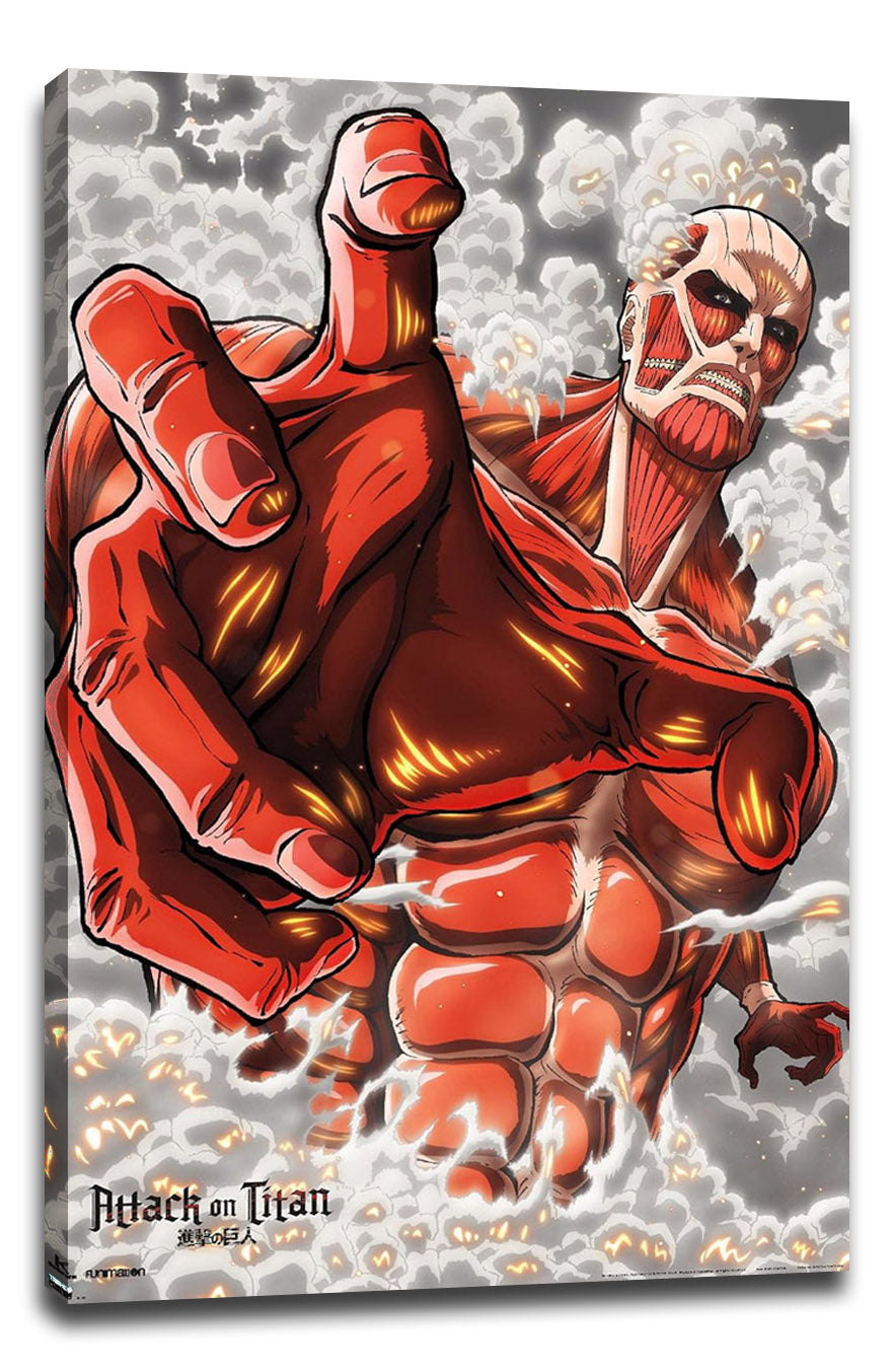 Attack on Titan: Season 2 - Armored Titan Anime (Paper and Canvas) Art Poster Printing Print