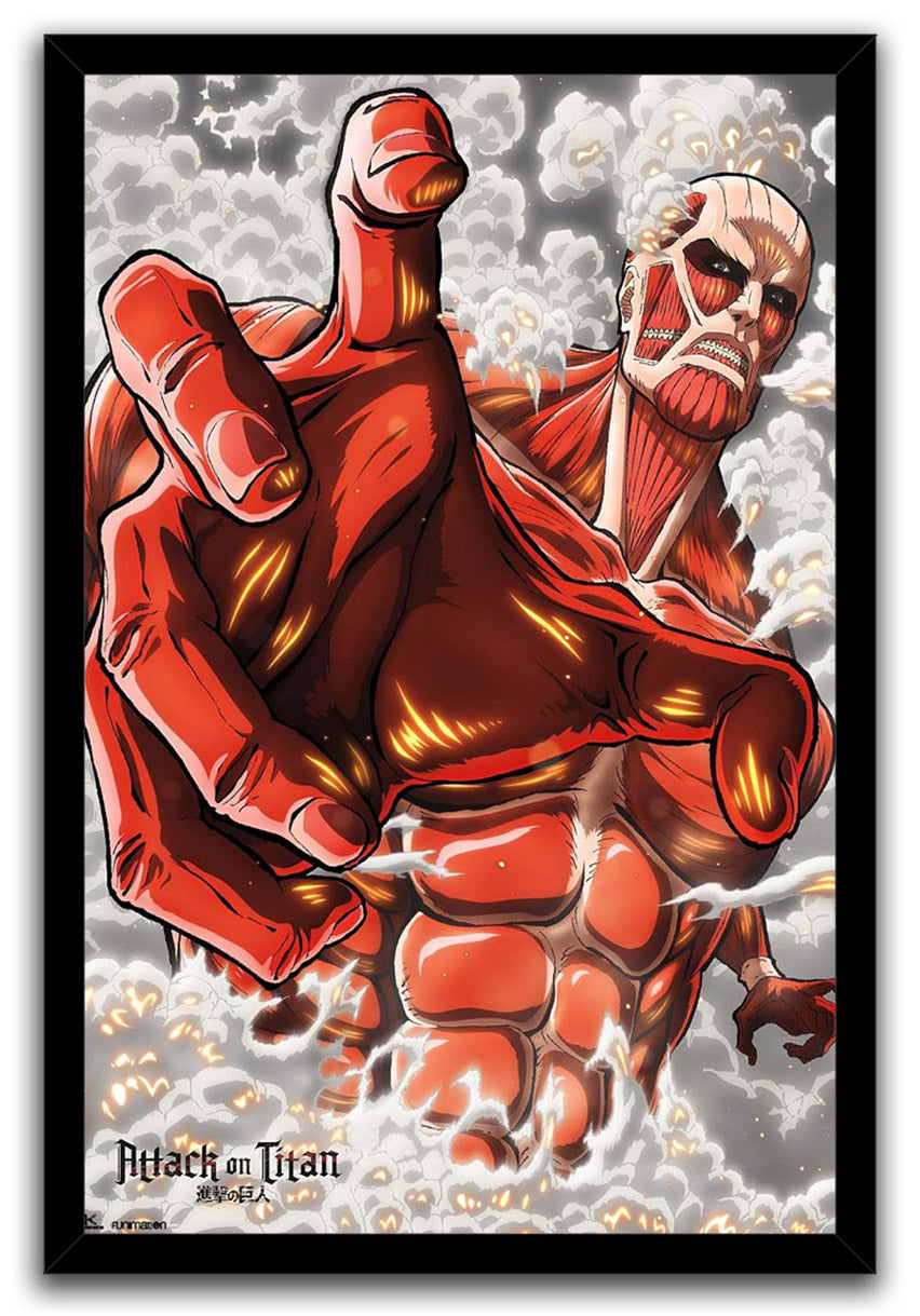 Attack on Titan: Season 2 - Armored Titan Anime (Paper and Canvas) Art Poster Printing Print