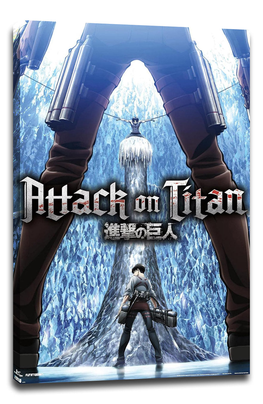 Attack on Titan: Season 3-Chains Anime (Paper and Canvas) Art Poster Printing Print