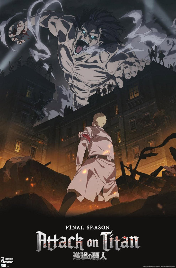 Attack on Titan: Season 4 - Key Visual 1 Anime (Paper and Canvas) Art Poster Printing Print B004008U2Q