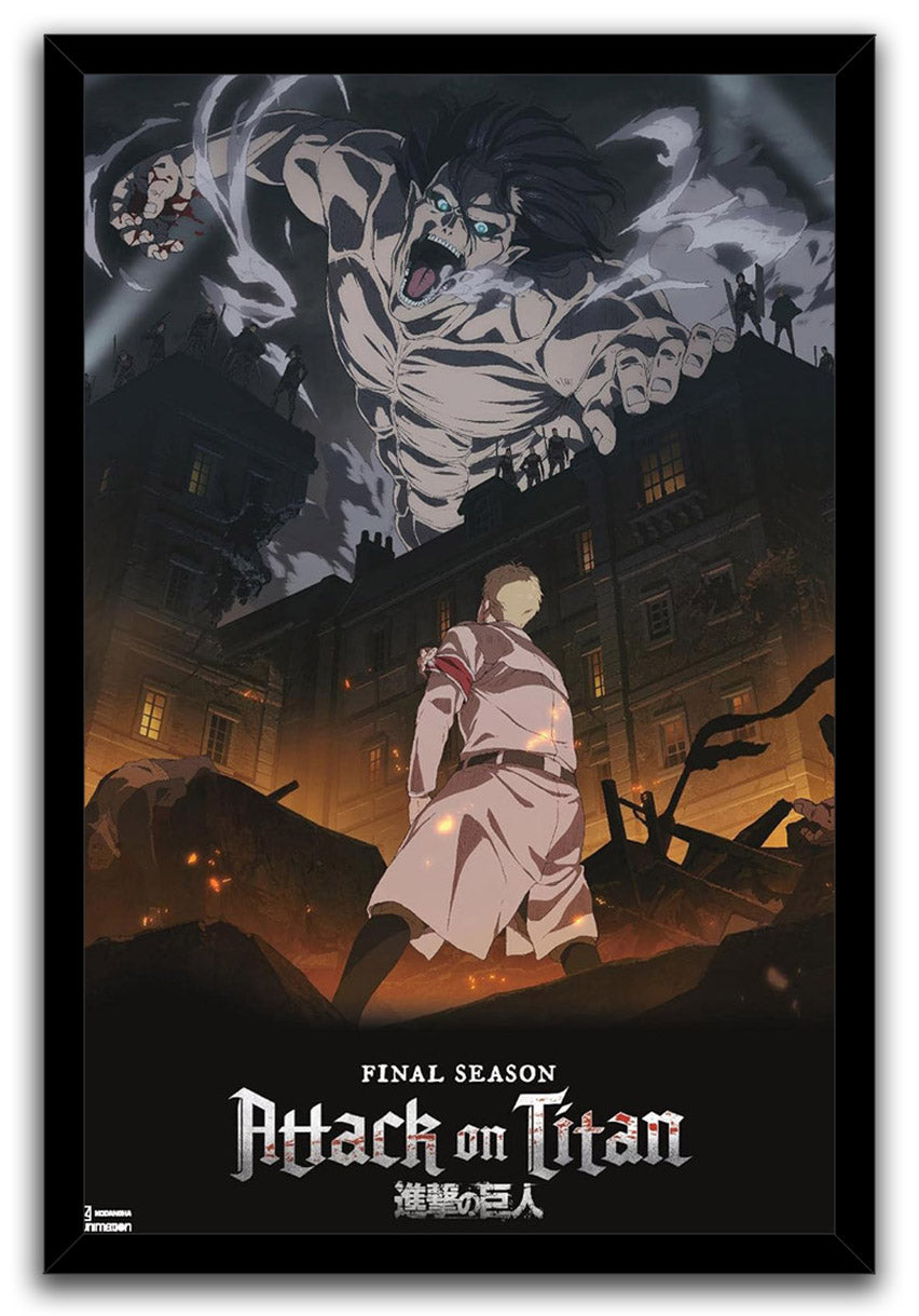 Attack on Titan: Season 4 - Key Visual 1 Anime (Paper and Canvas) Art Poster Printing Print B004008U2Q