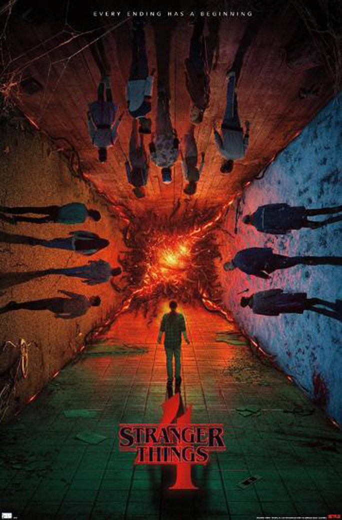 Stranger Things: Season 4 TV Series (Paper and Canvas) Art Poster Printing Print