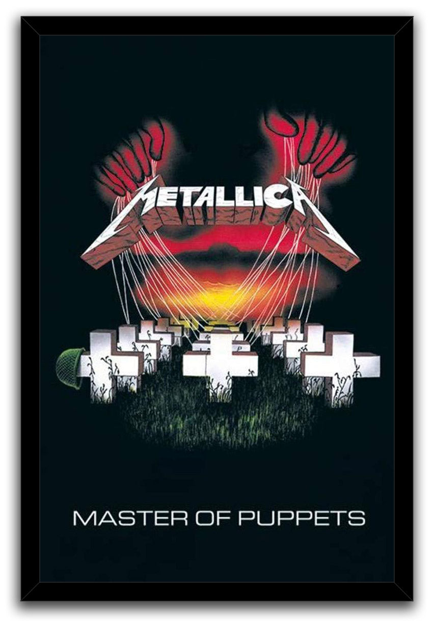 Metallica Master of Puppets Album Music (Paper and Canvas) Art Poster Printing Print