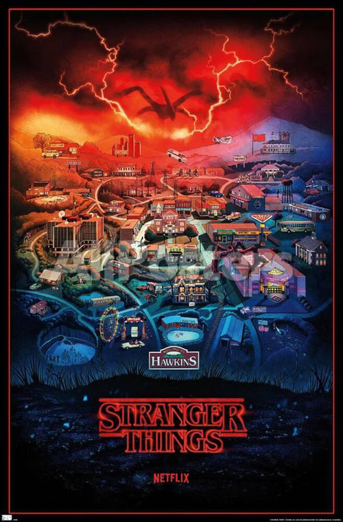 Stranger Things: Season 4 TV Series (Paper and Canvas) Art Poster Printing Print