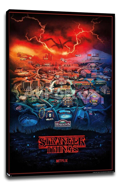 Stranger Things: Season 4 TV Series (Paper and Canvas) Art Poster Printing Print