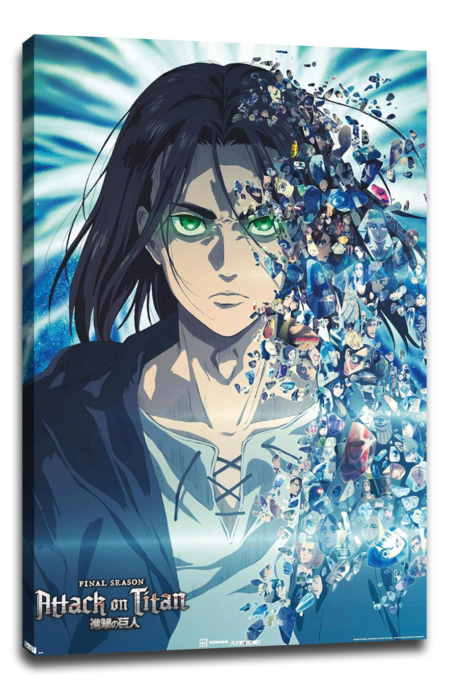 Attack on Titan: The Final Season - Fragments Anime (Paper and Canvas) Art Poster Printing Print