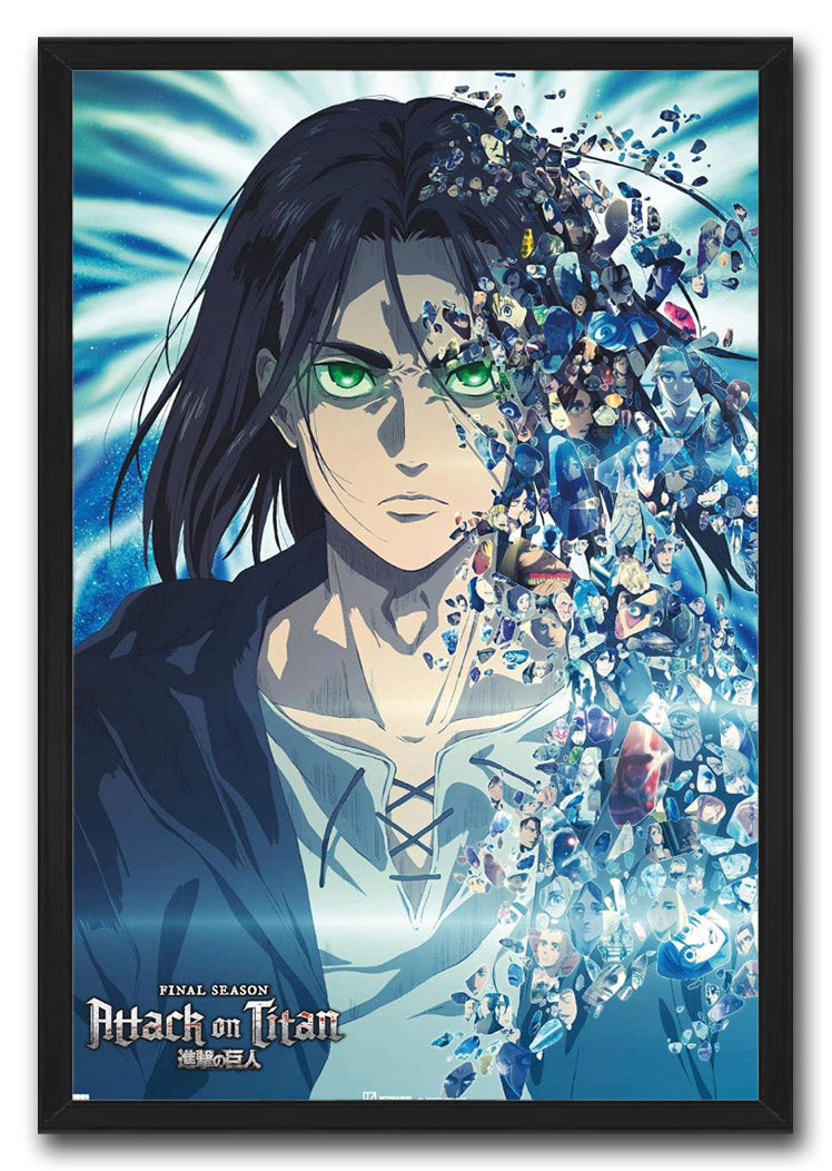 Attack on Titan: The Final Season - Fragments Anime (Paper and Canvas) Art Poster Printing Print