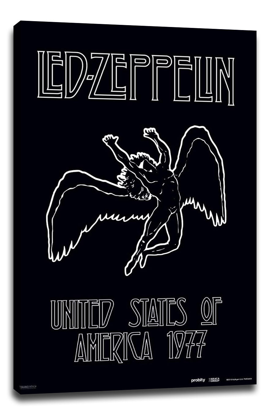 Led Zeppelin Music (Paper and Canvas) Art Poster Printing Print
