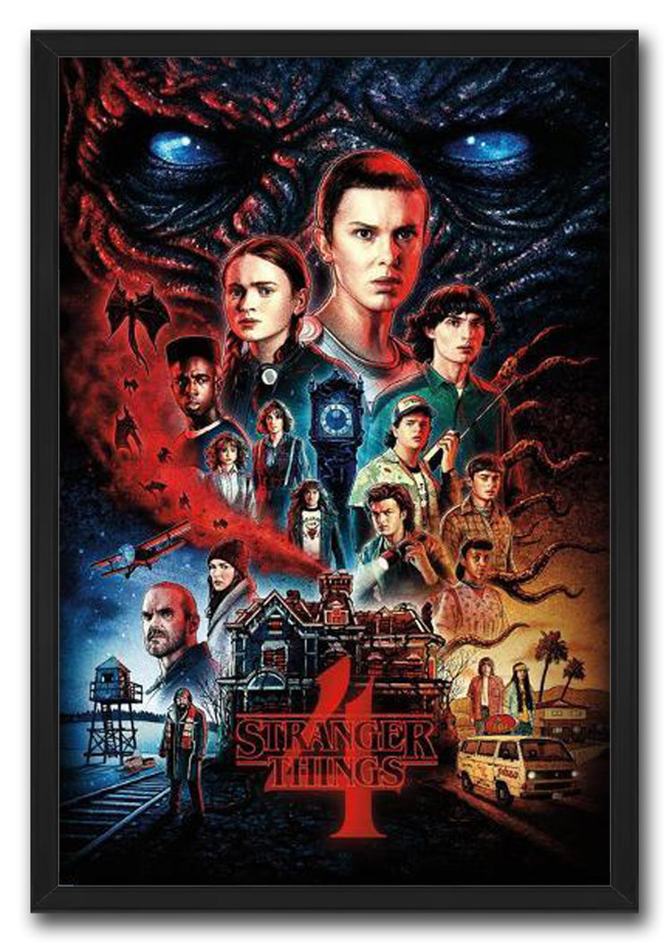 Stranger Things: Season 4 TV Series (Paper and Canvas) Art Poster Printing Print