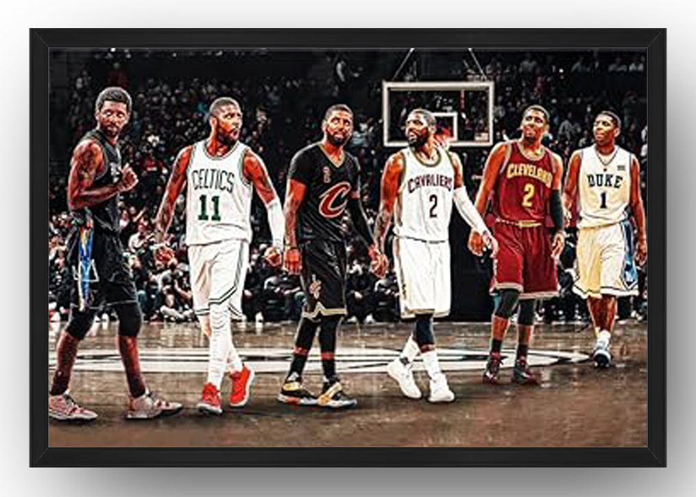 Kyrie Irving Basketball Poster (Paper and Canvas) Art Poster Printing Print