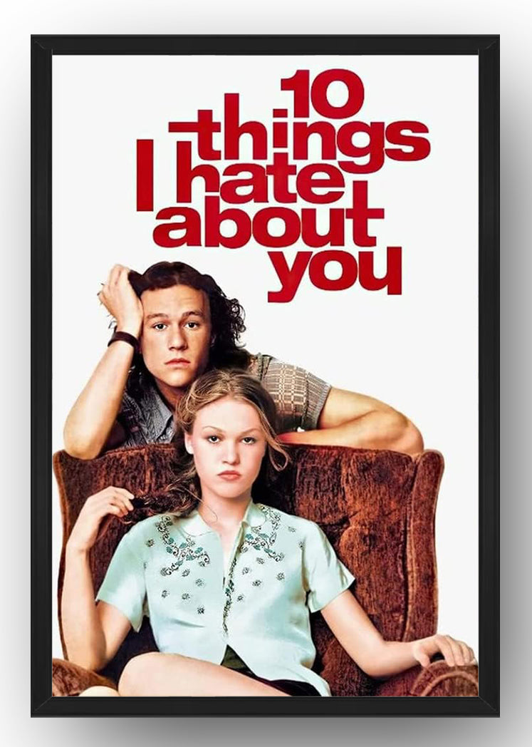 10 Things I Hate About You Poster Art Poster (Paper and Canvas) Art Poster Printing Print