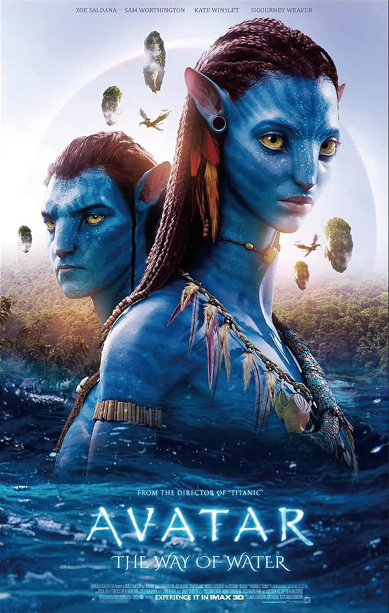 Avatar The Way of Water Movie (Paper and Canvas) Art Poster Printing Print