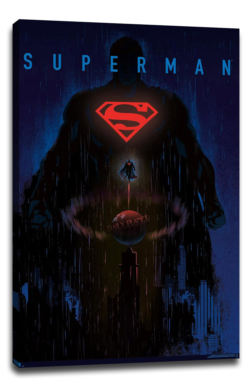 DC Comics: Dark Artistic - Superman Wall Comics (Paper and Canvas) Art Poster Printing Print