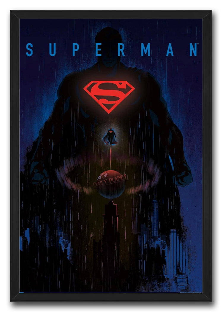 DC Comics: Dark Artistic - Superman Wall Comics (Paper and Canvas) Art Poster Printing Print