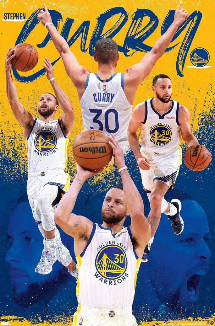 NBA Golden State Warriors - Stephen Curry NBA (Paper and Canvas) Art Poster Printing Print