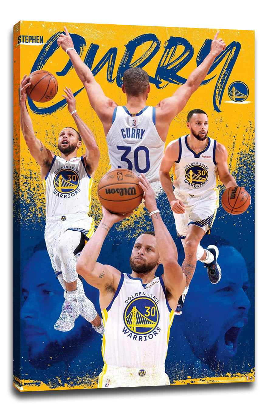 NBA Golden State Warriors - Stephen Curry NBA (Paper and Canvas) Art Poster Printing Print