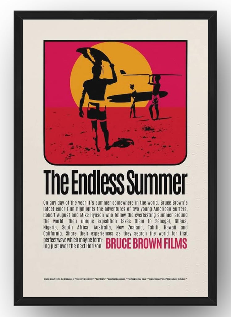 The Endless Summer Movie Poster (Paper and Canvas) Art Poster Printing Print