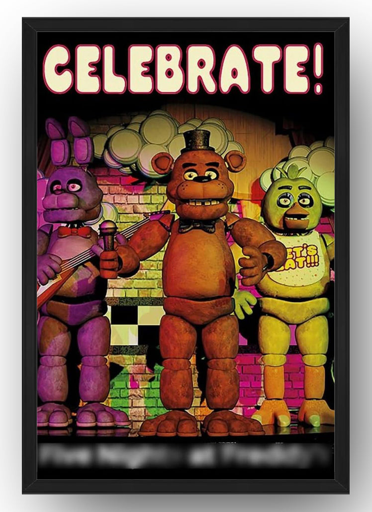FNAF Poster Art And Wall Picture Print (Paper and Canvas) Art Poster Printing Print