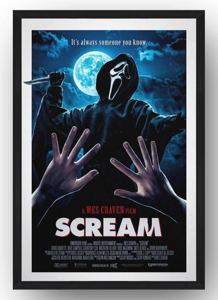 Scream Poster Horror Movie Posters Decorative Painting (Paper and Canvas) Art Poster Printing Print
