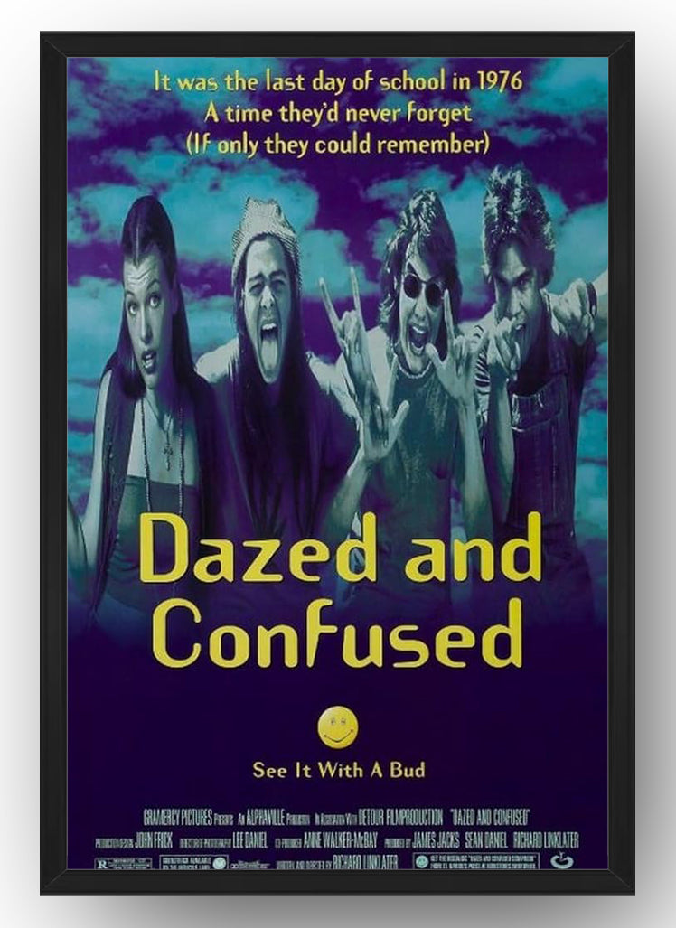 Dazed And Confused Movie Poster for Bedroom Aestheti (Paper and Canvas) Art Poster Printing Print