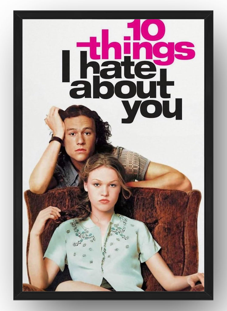 10 Things I Hate About You Touching Love Movie Poster (Paper and Canvas) Art Poster Printing Print