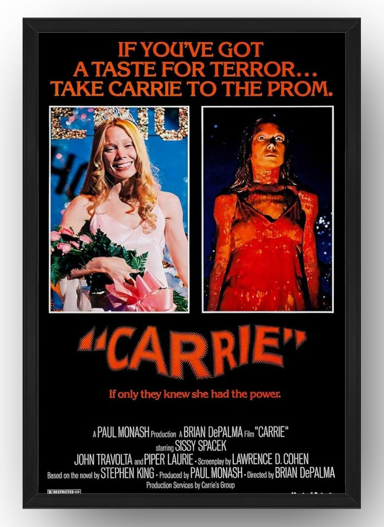 Carrie Movie Poster (Paper and Canvas) Art Poster Printing Print