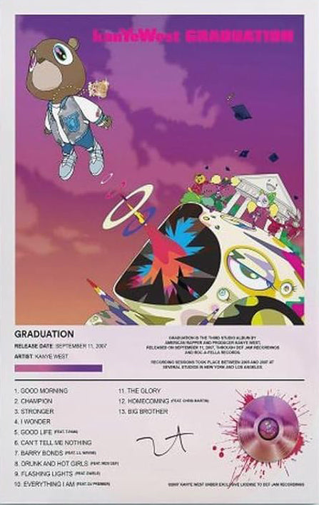 Graduation Album Wall Art Print Home Poster (paper and canvas) art poster printing print