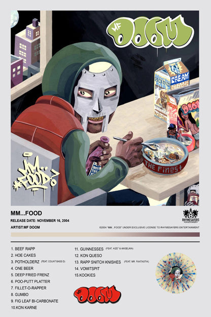 MM FOOD Album Wall Art Print Poster (paper and canvas) art poster printing print
