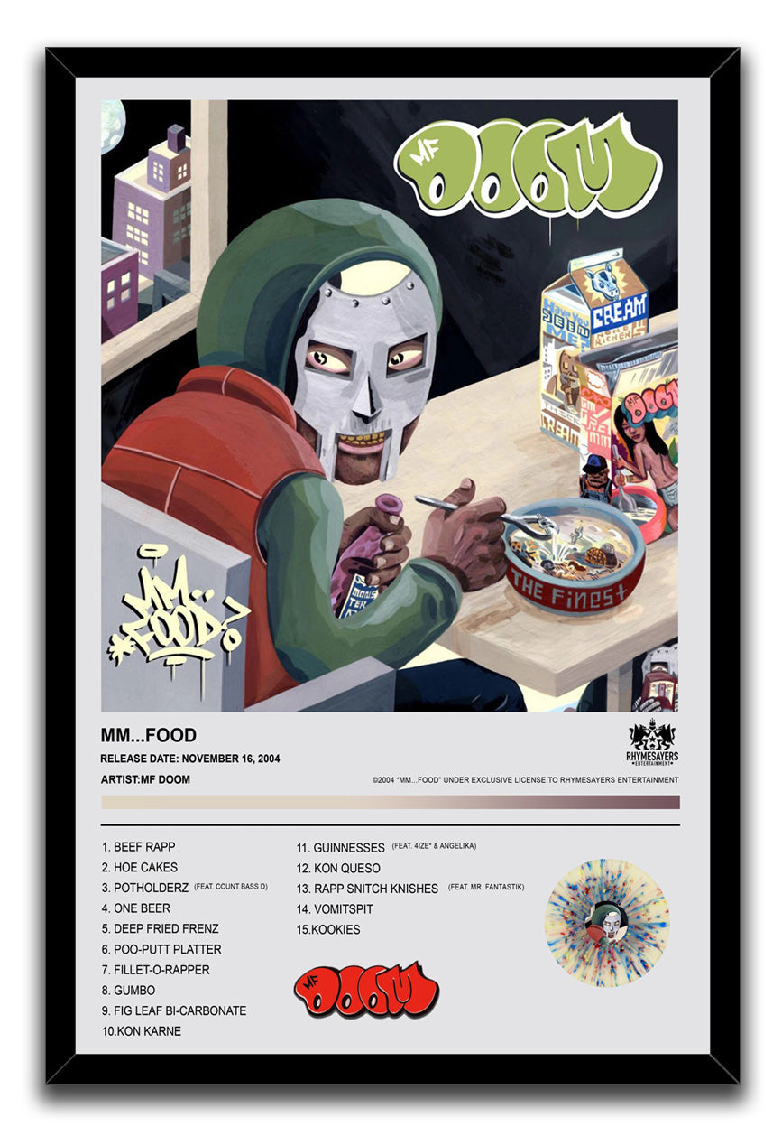 MM FOOD Album Wall Art Print Poster (paper and canvas) art poster printing print