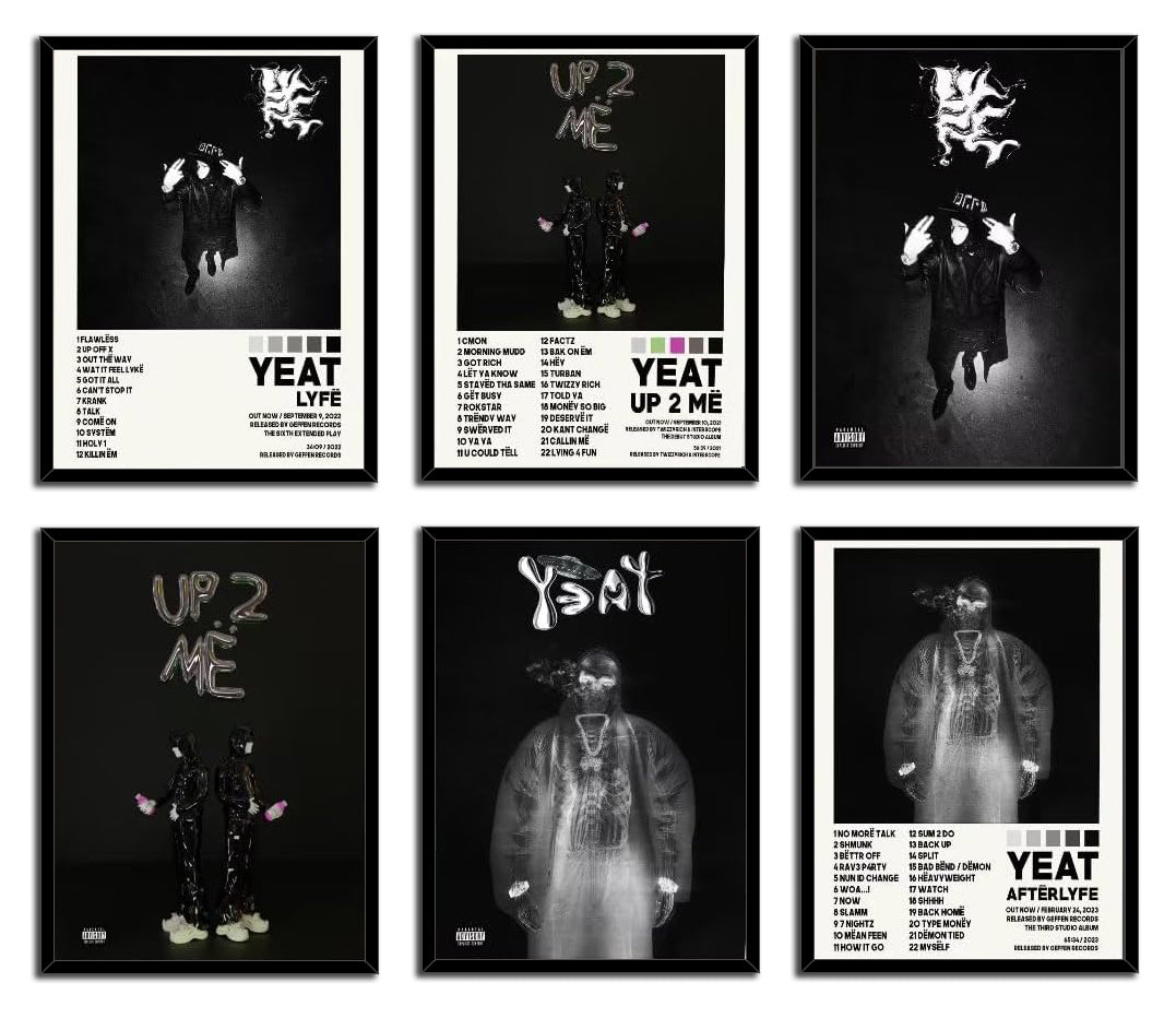 Yeat Album Cover Family Decorative Painting Wall Art Posters (Paper and Canvas) Art Poster Printing Print