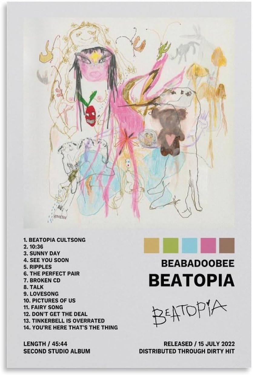Beabadoobee Beatopia Poster Album Cover (paper and canvas) art poster printing print