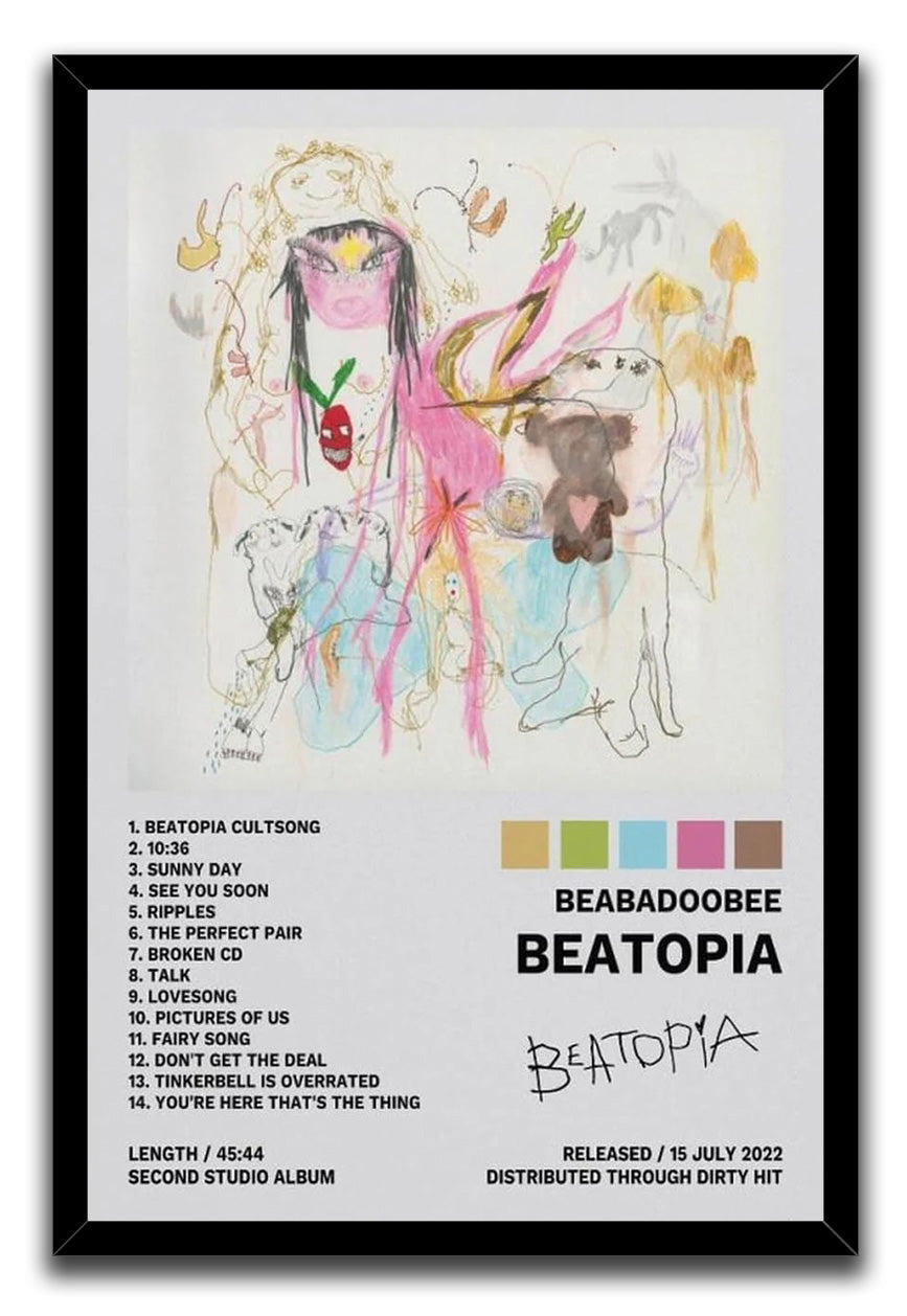 Beabadoobee Beatopia Poster Album Cover (paper and canvas) art poster printing print