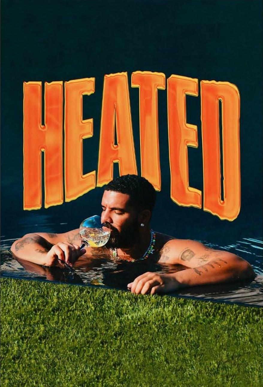 Drake Poster Heated Music for Room (paper and canvas) art poster printing print