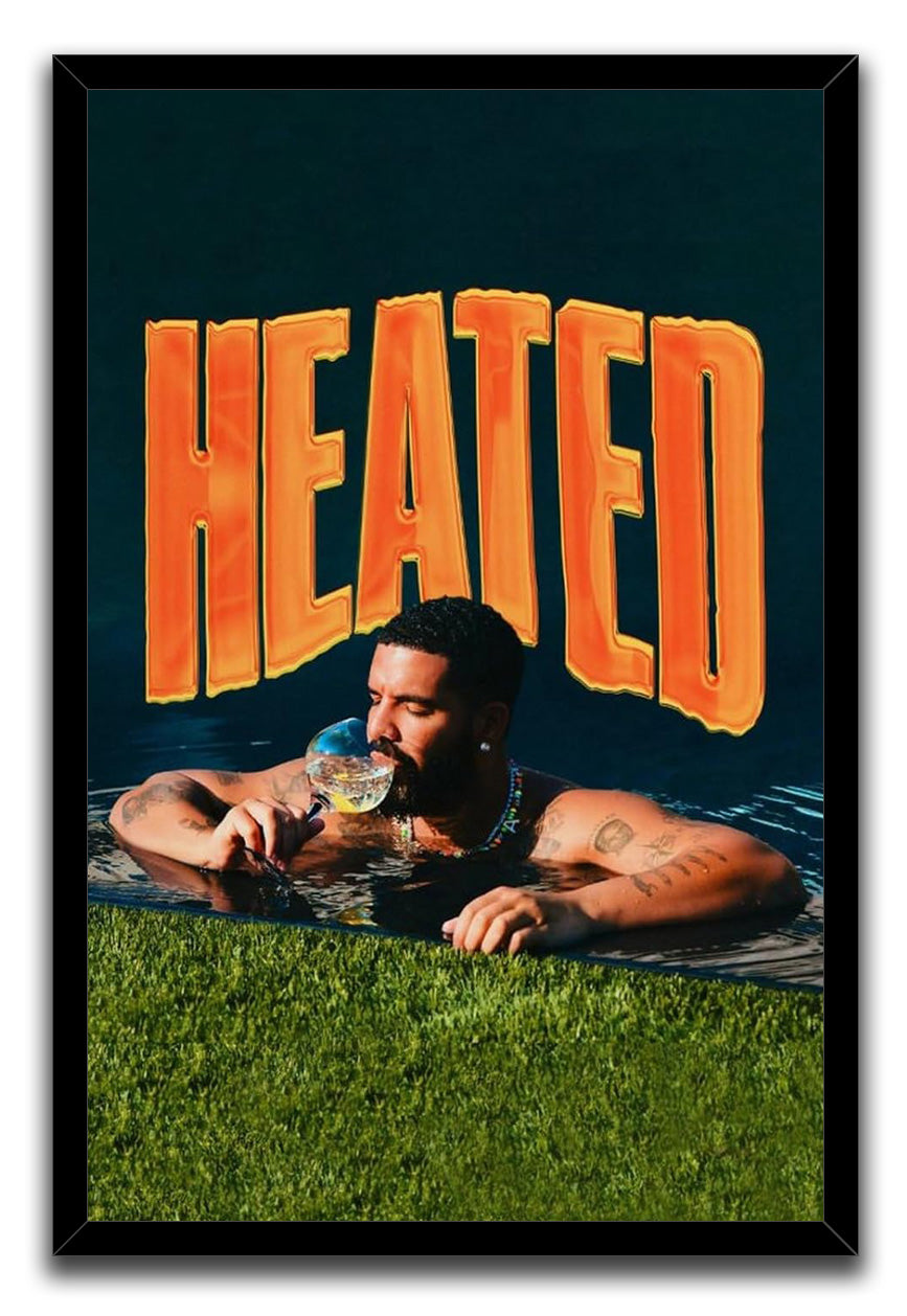 Drake Poster Heated Music for Room (paper and canvas) art poster printing print