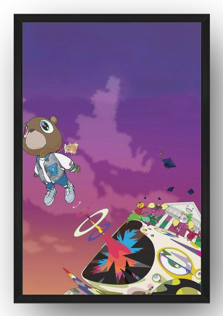 Kanye West Graduation Album Cover Art Poster(Paper and Canvas) Art Poster Printing Print
