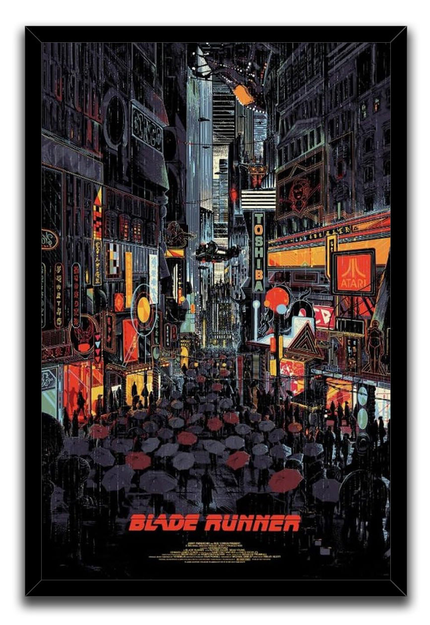 Blade Runner Anime Movie Poster 90s Wall Art(paper and canvas) art poster printing print