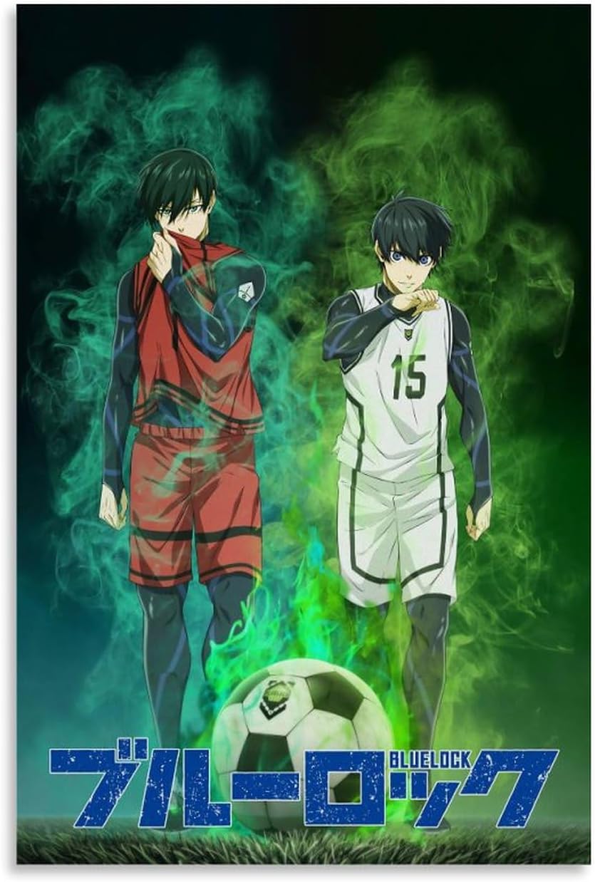 Blue Lock Anime Poster (paper and canvas) art poster printing print