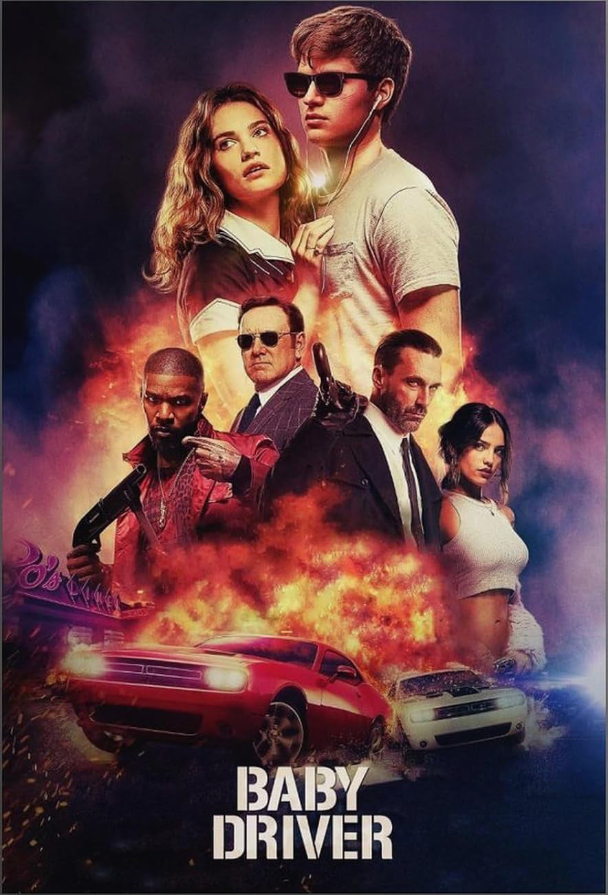 Baby Driver Movie Poster (Paper and Canvas) Art Poster Printing Print