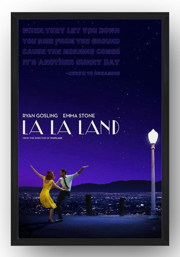 La La Land Movie Poster (Paper and Canvas) Art Poster Printing Print